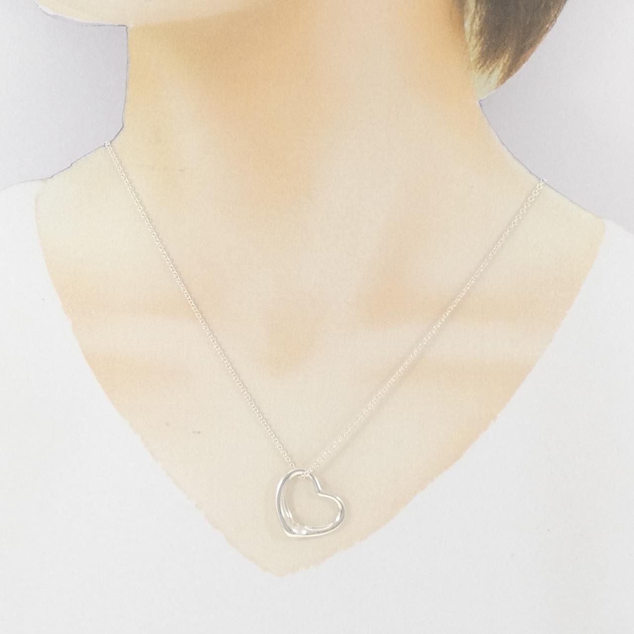 Tiffany & Co. Tiffany & Co. Tiffany Open Heart 925 Silver Necklace Precious Metal Necklace 60020474 DUTY FREE for USA Size ONE SIZE - 6 Thumbnail