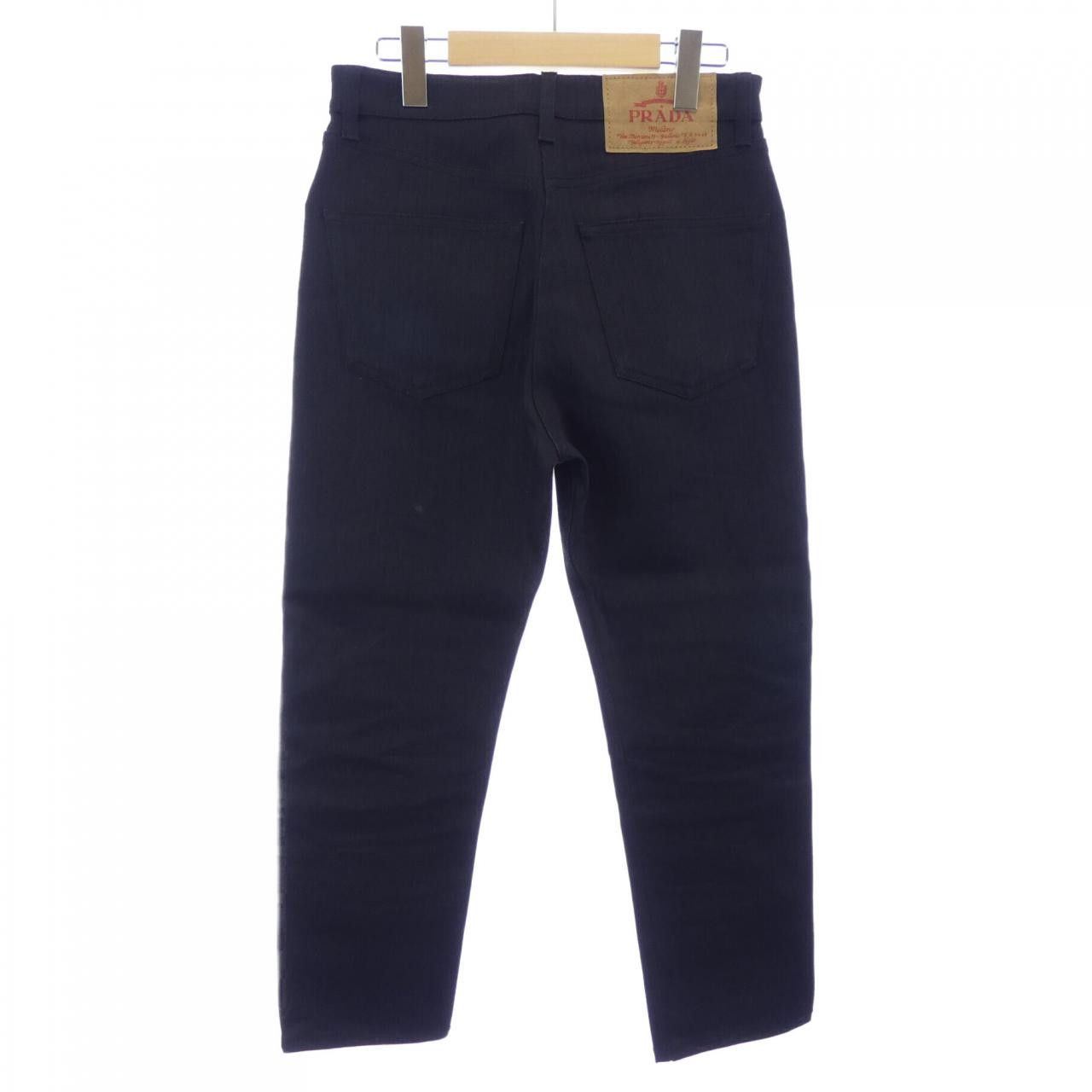 Prada Prada Prada Stretch Denim 5-Pocket Jeans Textile Jeans GFP497S23113AR DUTY FREE for USA Size ONE SIZE - 2 Thumbnail