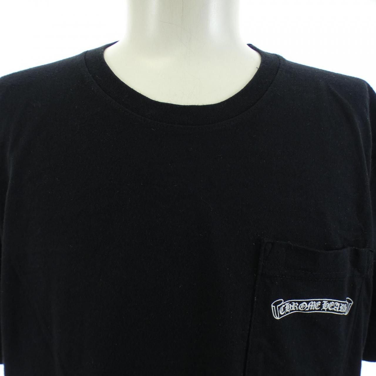 Chrome Hearts Chrome Hearts Chrome Hearts SCROLL LABEL Cotton T Shirt Textile T-Shirts 2212-304-0030 DUTY FREE for USA Size ONE SIZE - 5 Thumbnail