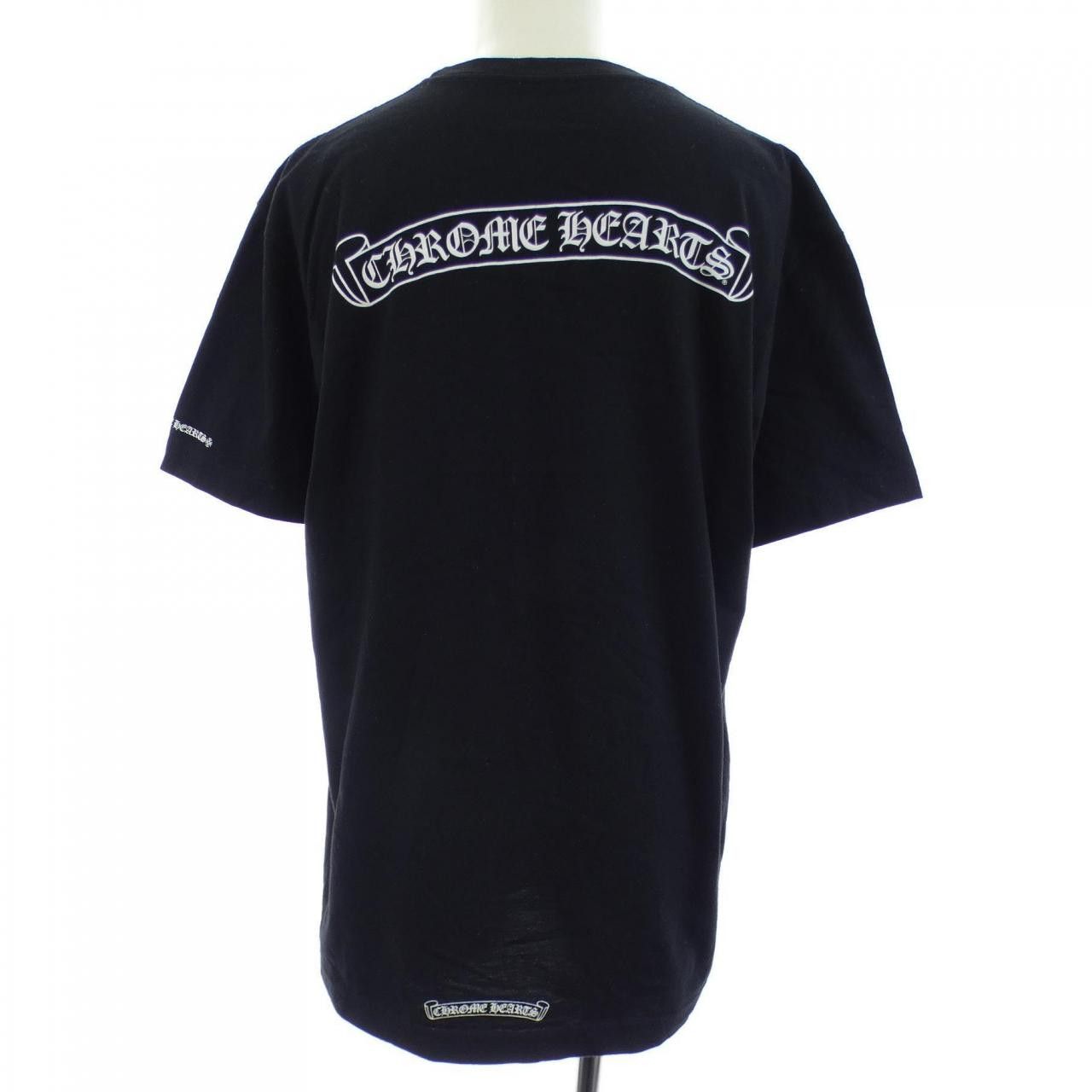 Chrome Hearts Chrome Hearts Chrome Hearts SCROLL LABEL Cotton T Shirt Textile T-Shirts 2212-304-0030 DUTY FREE for USA Size ONE SIZE - 2 Thumbnail
