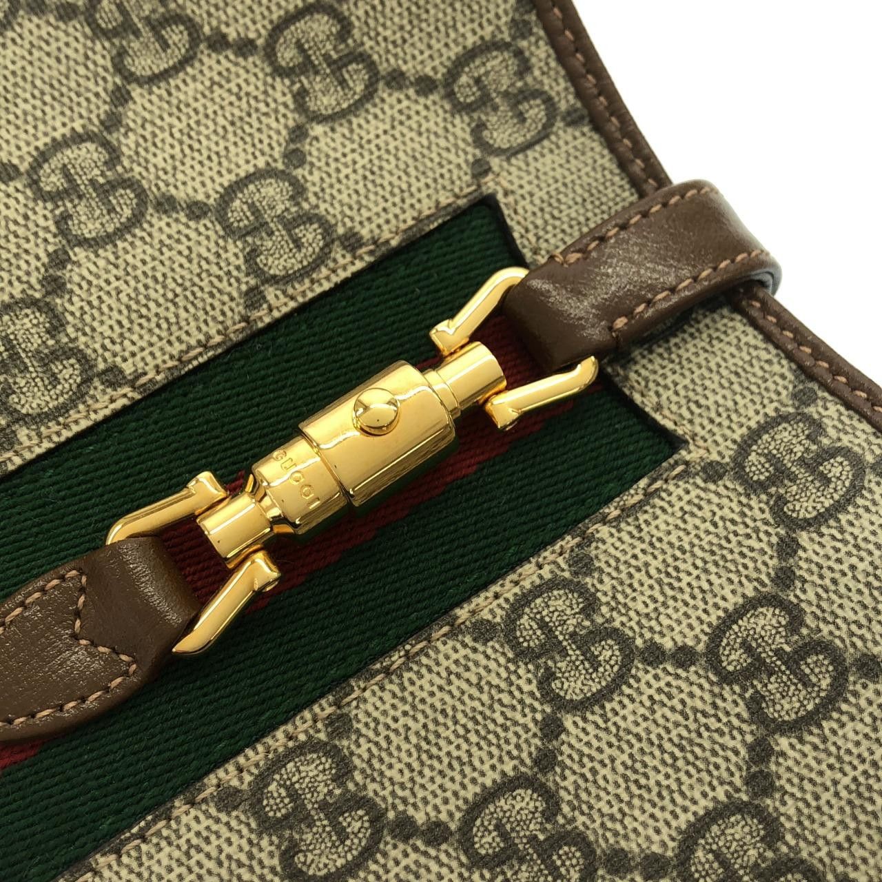 Gucci Gucci Gucci JACKIE 1961 GG Supreme Canvas Shoulder Bag Textile Crossbody Bag 637092HUHHG DUTY FREE for USA Size ONE SIZE - 4 Thumbnail