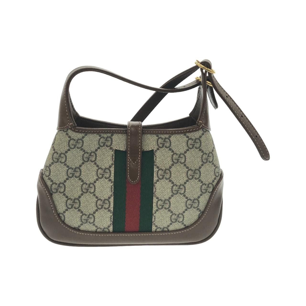 Gucci Gucci Gucci JACKIE 1961 GG Supreme Canvas Shoulder Bag Textile Crossbody Bag 637092HUHHG DUTY FREE for USA Size ONE SIZE - 2 Thumbnail