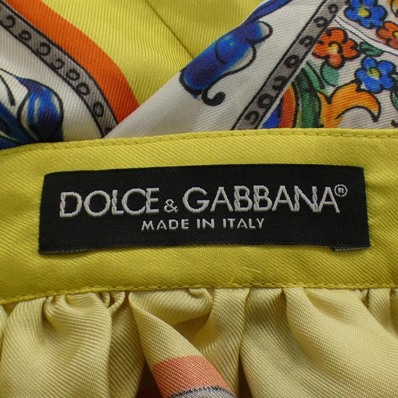 Dolce & Gabbana Dolce & Gabbana Dolce&Gabbana Silk Skirt Textile Skirts F4V85T/FP1UU DUTY FREE for USA Size ONE SIZE - 4 Thumbnail