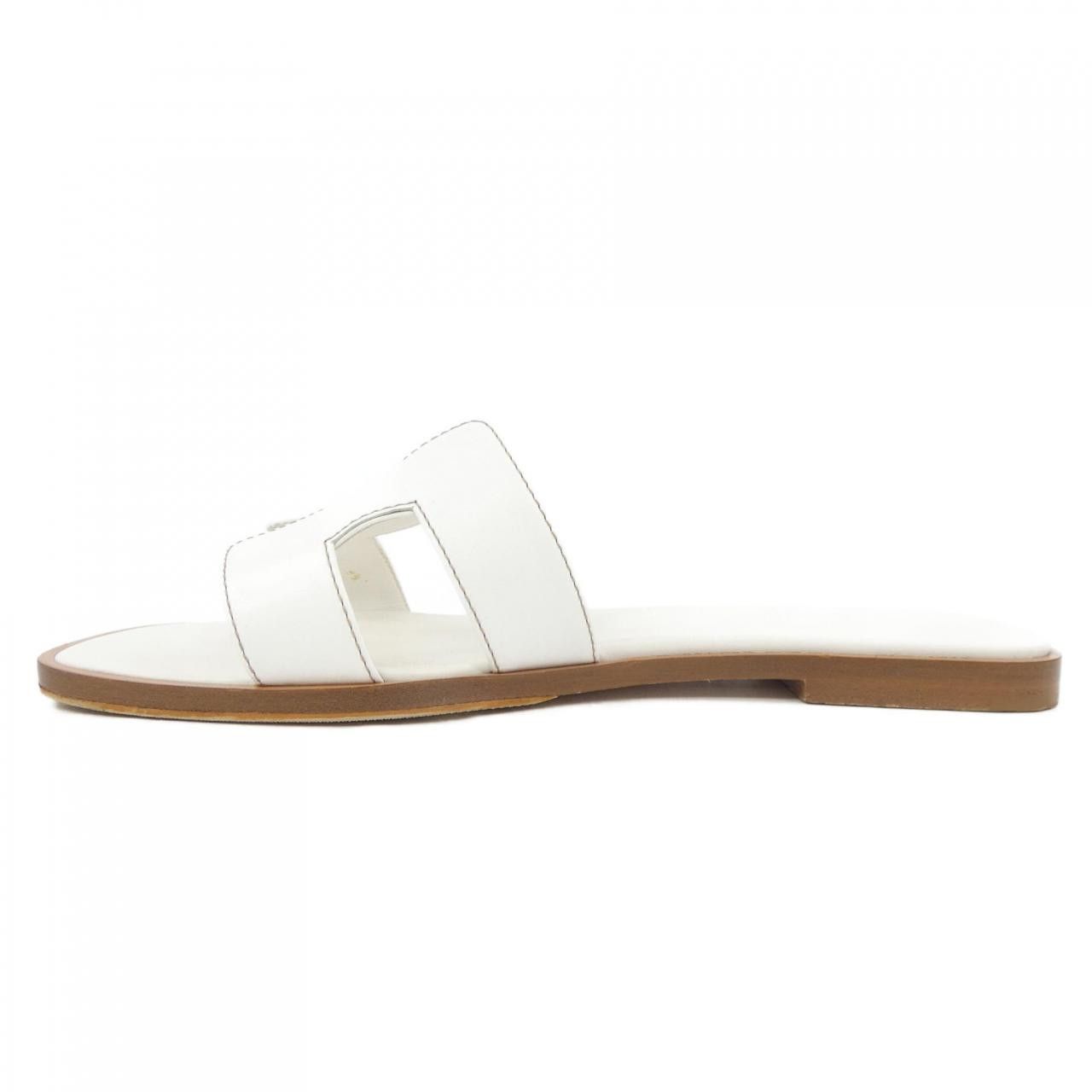 Hermes Hermes Hermes Oran Box Calf Sandals Leather Shoes DUTY FREE for USA Size ONE SIZE - 2 Thumbnail