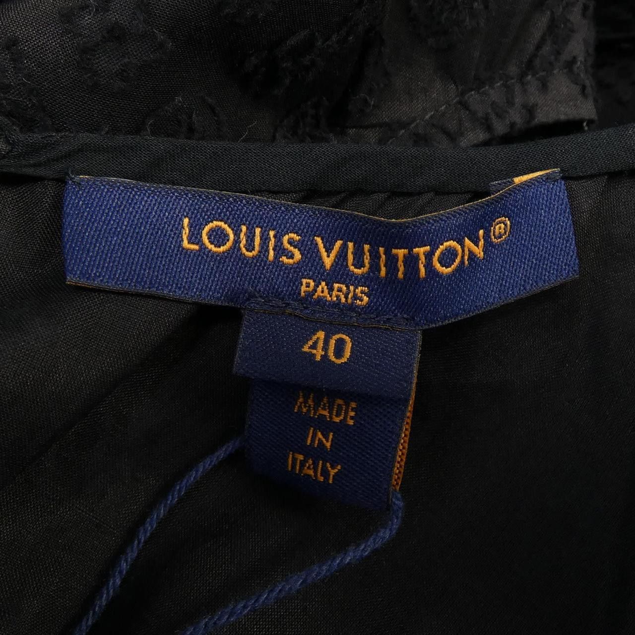 Louis Vuitton Louis Vuitton Louis Vuitton Monogram Fil Coupe Dress Textile Dresses FTDR49UM7 DUTY FREE for USA Size ONE SIZE - 4 Thumbnail