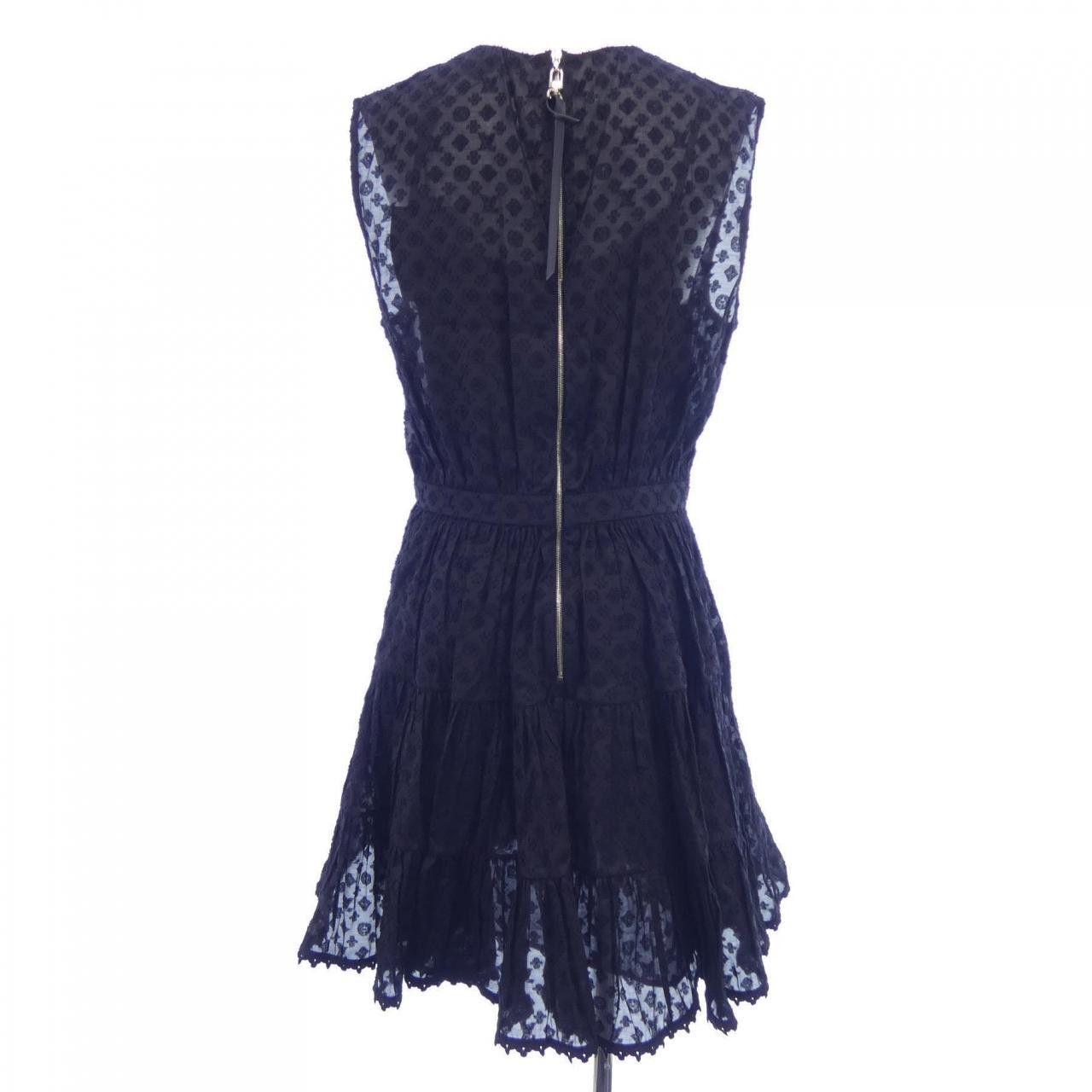 Louis Vuitton Louis Vuitton Louis Vuitton Monogram Fil Coupe Dress Textile Dresses FTDR49UM7 DUTY FREE for USA Size ONE SIZE - 2 Thumbnail