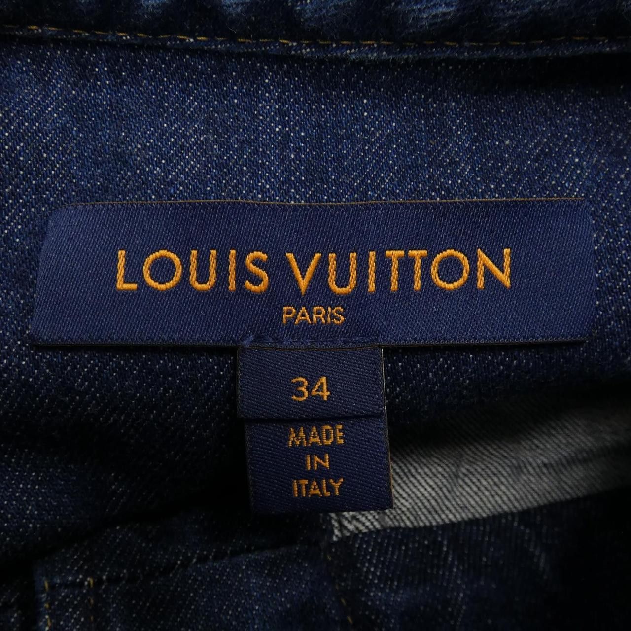 Louis Vuitton Louis Vuitton Louis Vuitton Denim Tailcoat Jacket Coat Textile Outerwear FMVE99GM1 DUTY FREE for USA Size ONE SIZE - 4 Thumbnail