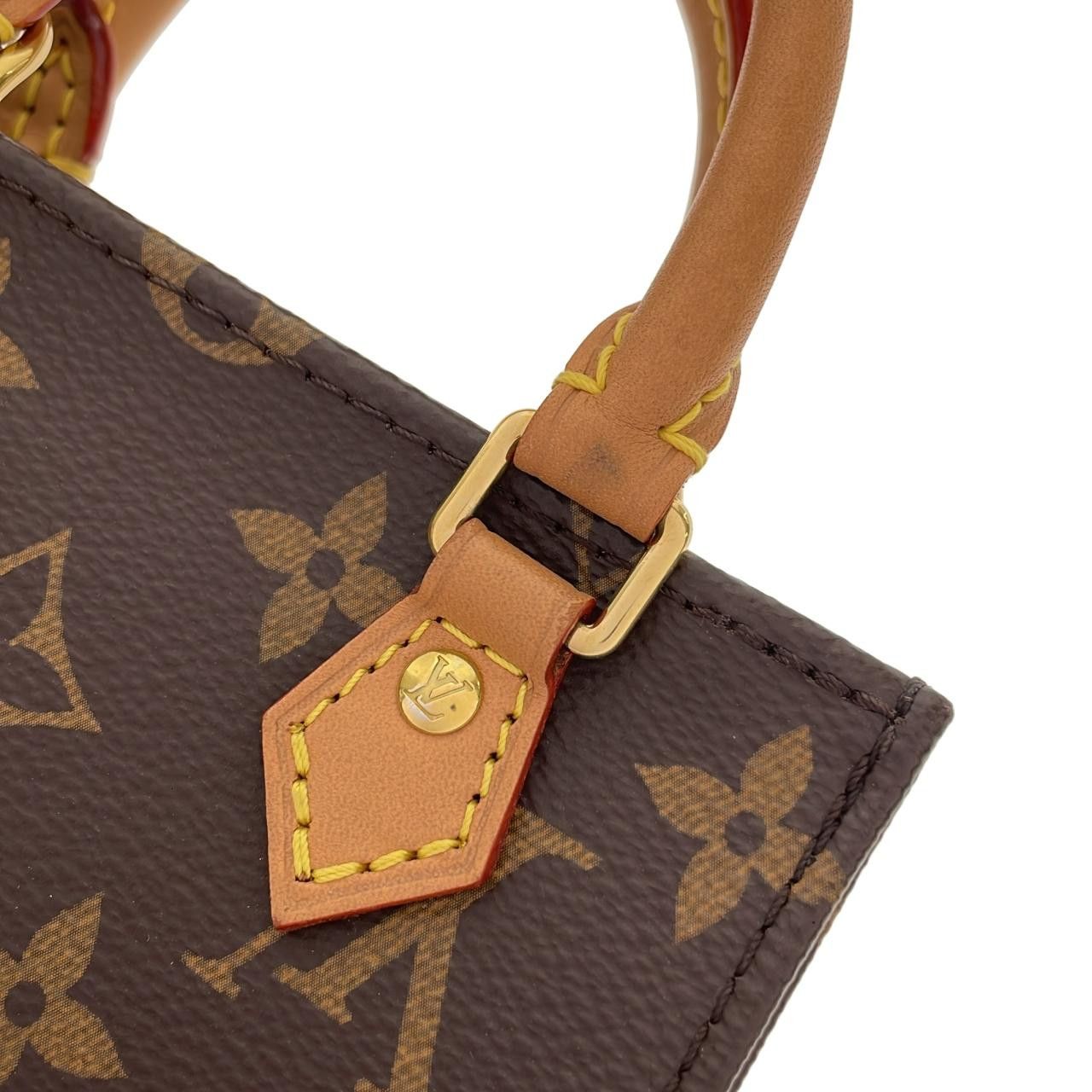 Louis Vuitton Louis Vuitton Louis Vuitton Monogram Petite Sac Plat Coated Canvas Bag Textile Crossbody Bag M69442 DUTY FREE for USA Size ONE SIZE - 5 Thumbnail