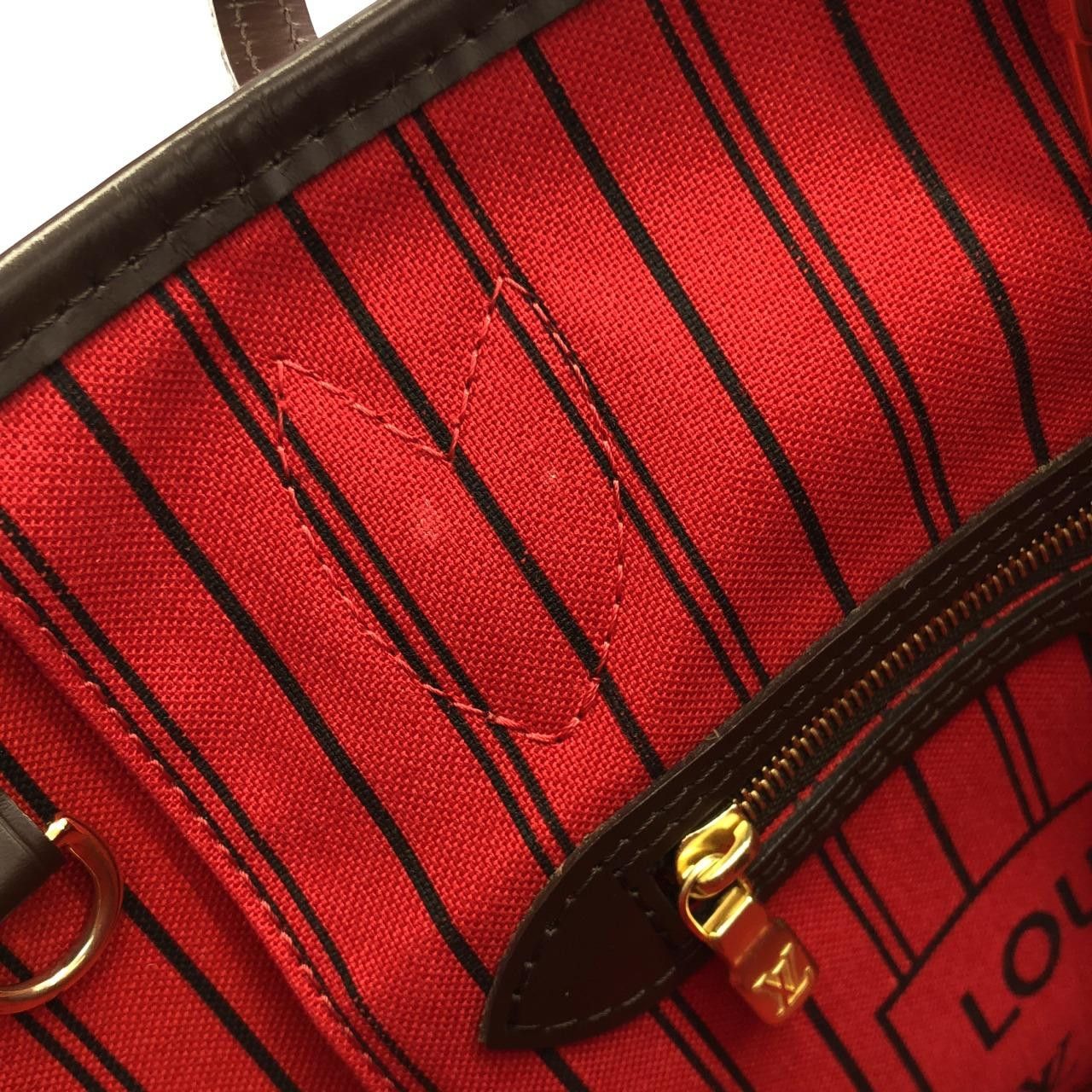 Louis Vuitton Louis Vuitton Louis Vuitton Damier Neverfull Tote Bag Textile Tote Bag N41359 DUTY FREE for USA Size ONE SIZE - 7 Thumbnail