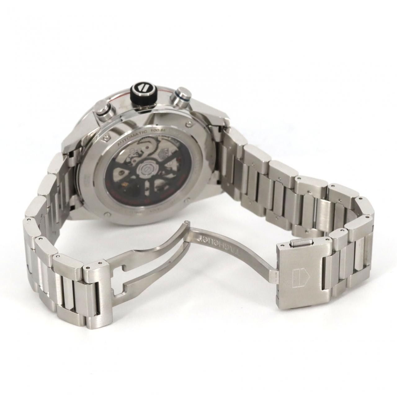 Tag Heuer TAG Heuer Tag Heuer Carrera Calibre Heuer 02 Chronograph GMT Stainless Steel Metal Automatic CBG2A1Z.BA0658 DUTY FREE for USA Size ONE SIZE - 6 Thumbnail