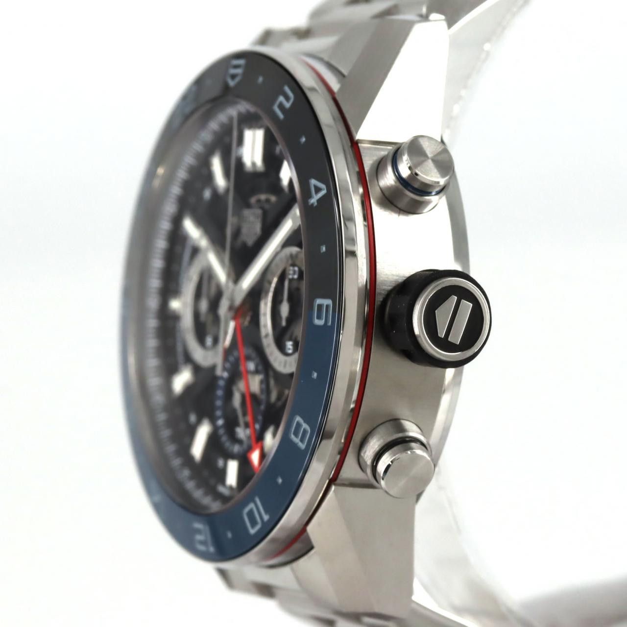 Tag Heuer TAG Heuer Tag Heuer Carrera Calibre Heuer 02 Chronograph GMT Stainless Steel Metal Automatic CBG2A1Z.BA0658 DUTY FREE for USA Size ONE SIZE - 3 Thumbnail