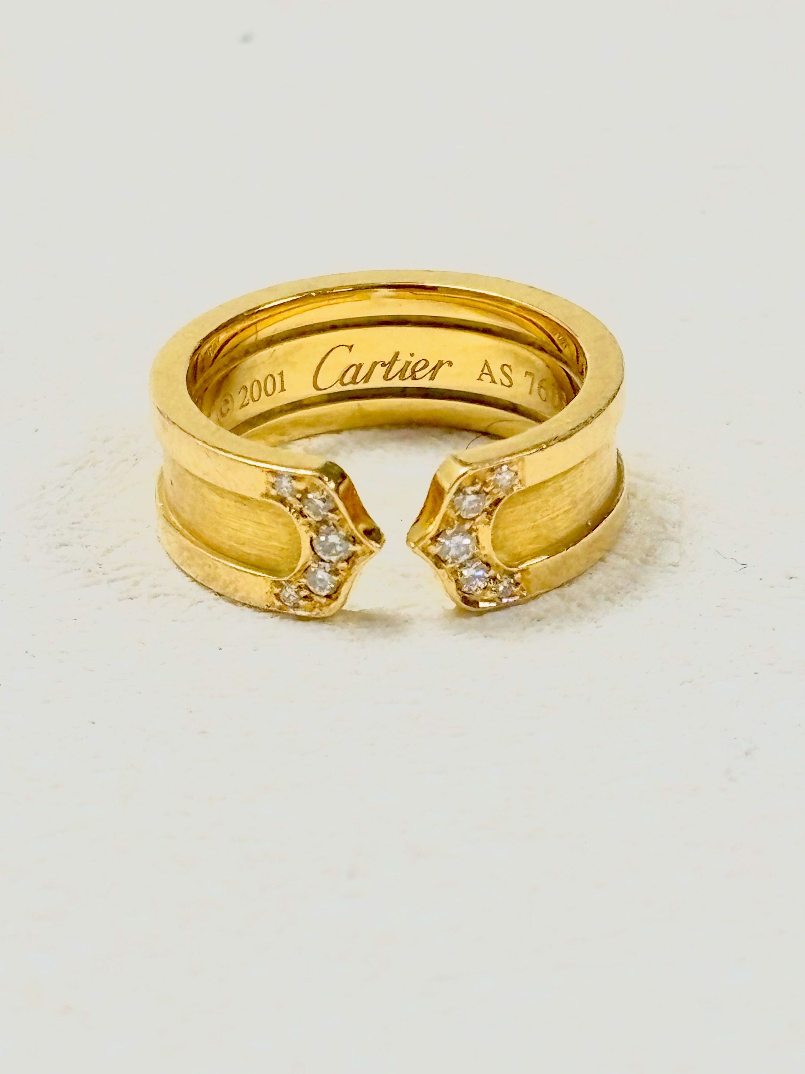 Cartier Bague C Or et Diamants Size ONE SIZE - 3 Thumbnail