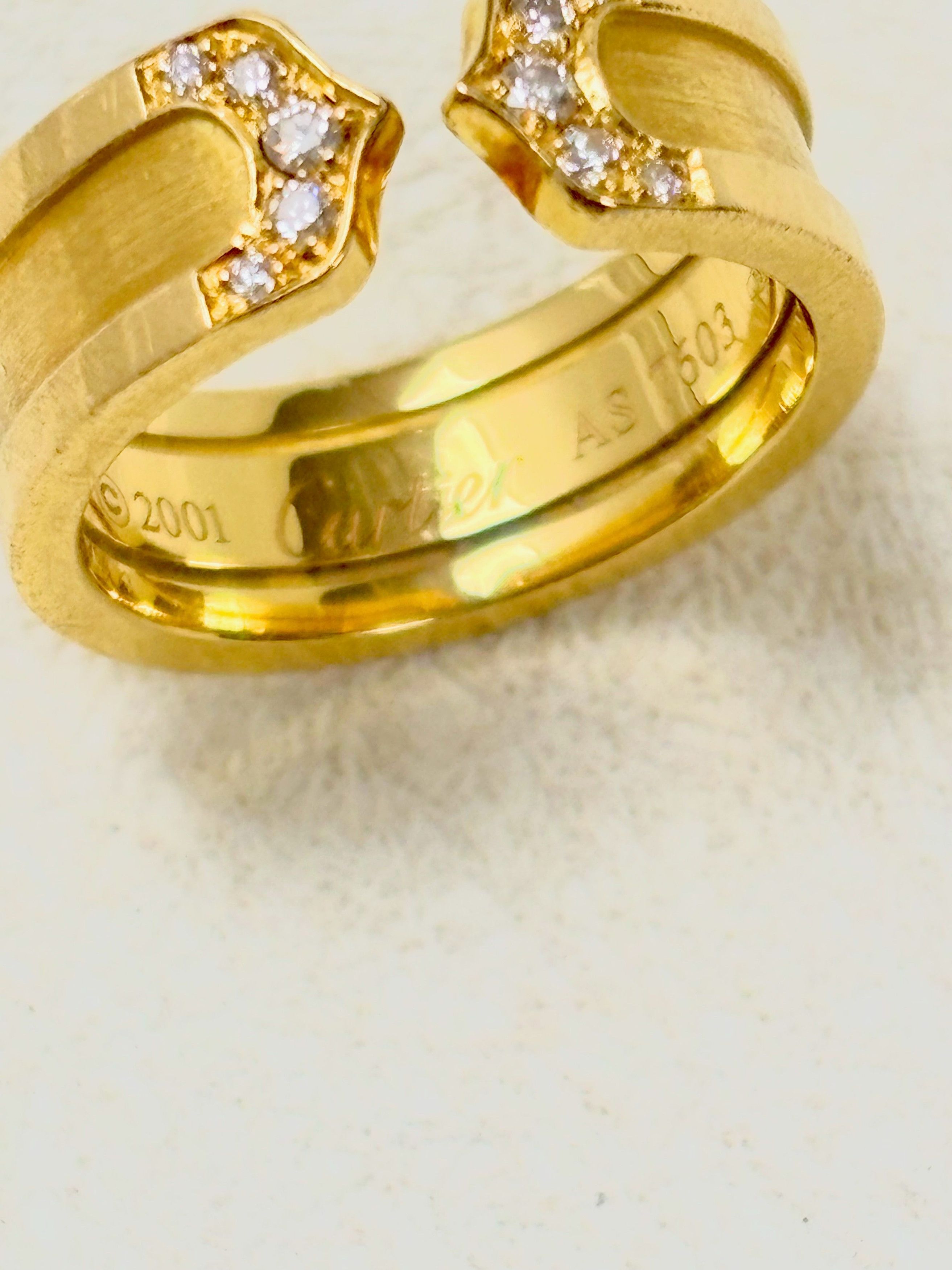 Cartier Bague C Or et Diamants Size ONE SIZE - 7 Thumbnail