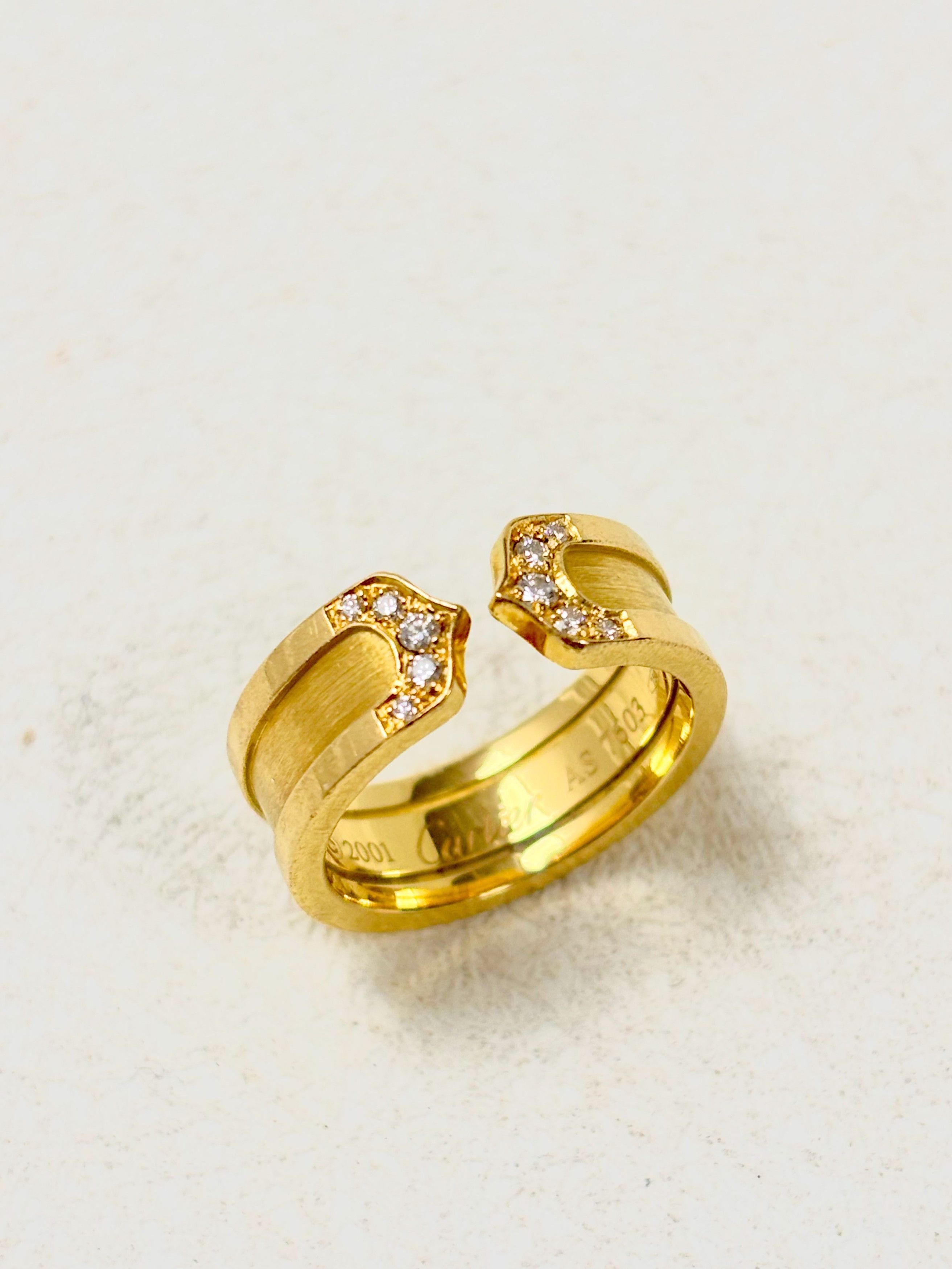 Cartier Bague C Or et Diamants Size ONE SIZE - 6 Thumbnail