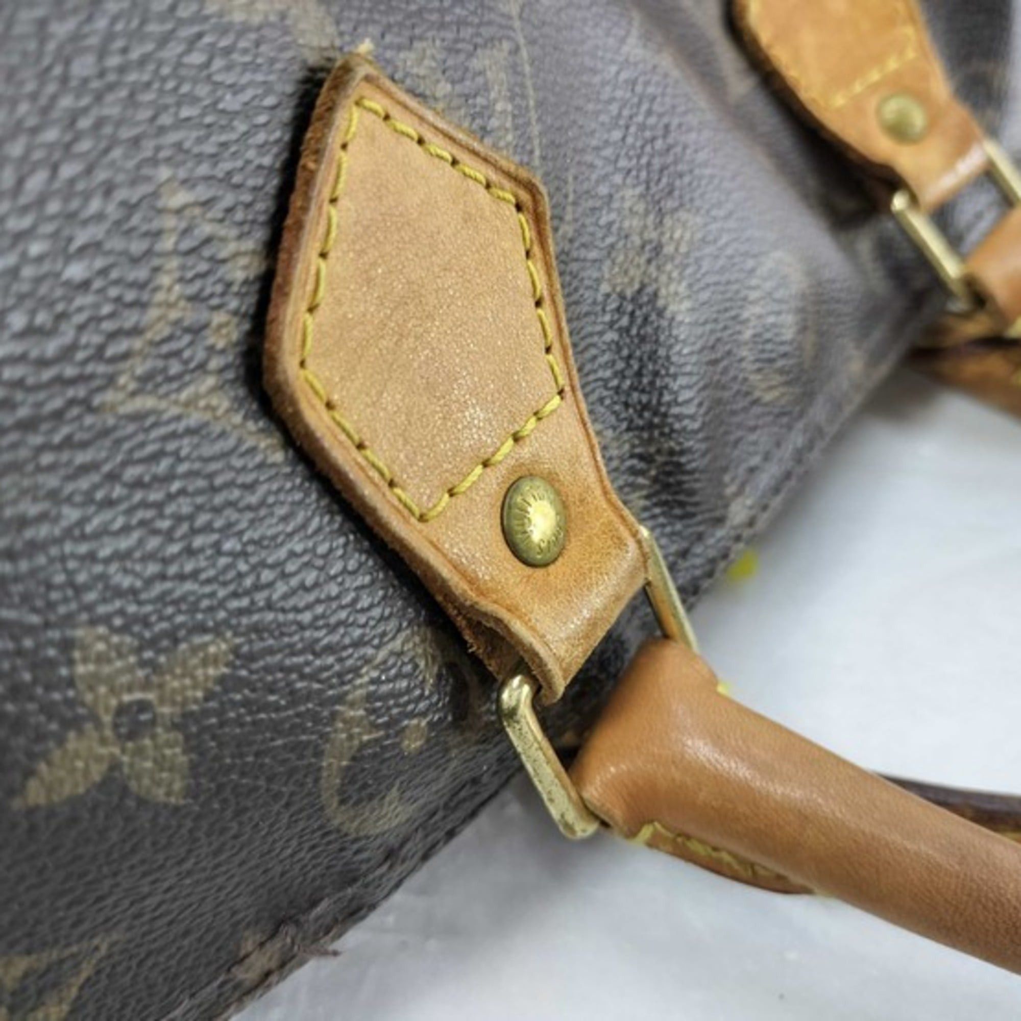 Louis Vuitton LOUIS VUITTON Speedy 35 Handbag M41107 Brown Monogram Canvas Women's Size ONE SIZE - 4 Thumbnail