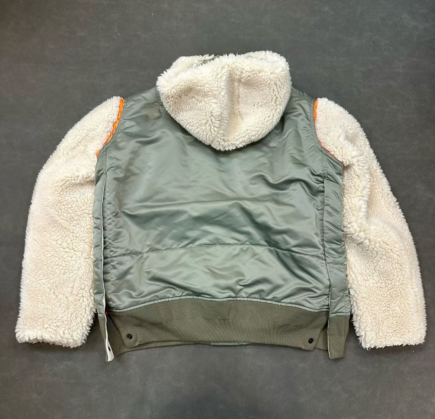 Sacai Sacai Color-block Zip-up Hooded Jacket Size US L / EU 52-54 / 3 - 2 Thumbnail