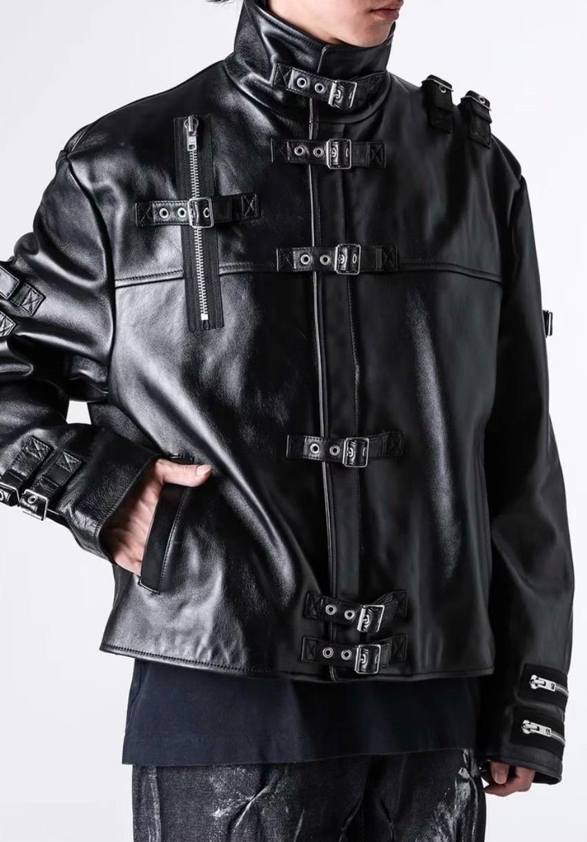 Doublet doublet 25AW Buckle Overload Leather Jacket Size US M / EU 48-50 / 2 - 5 Thumbnail