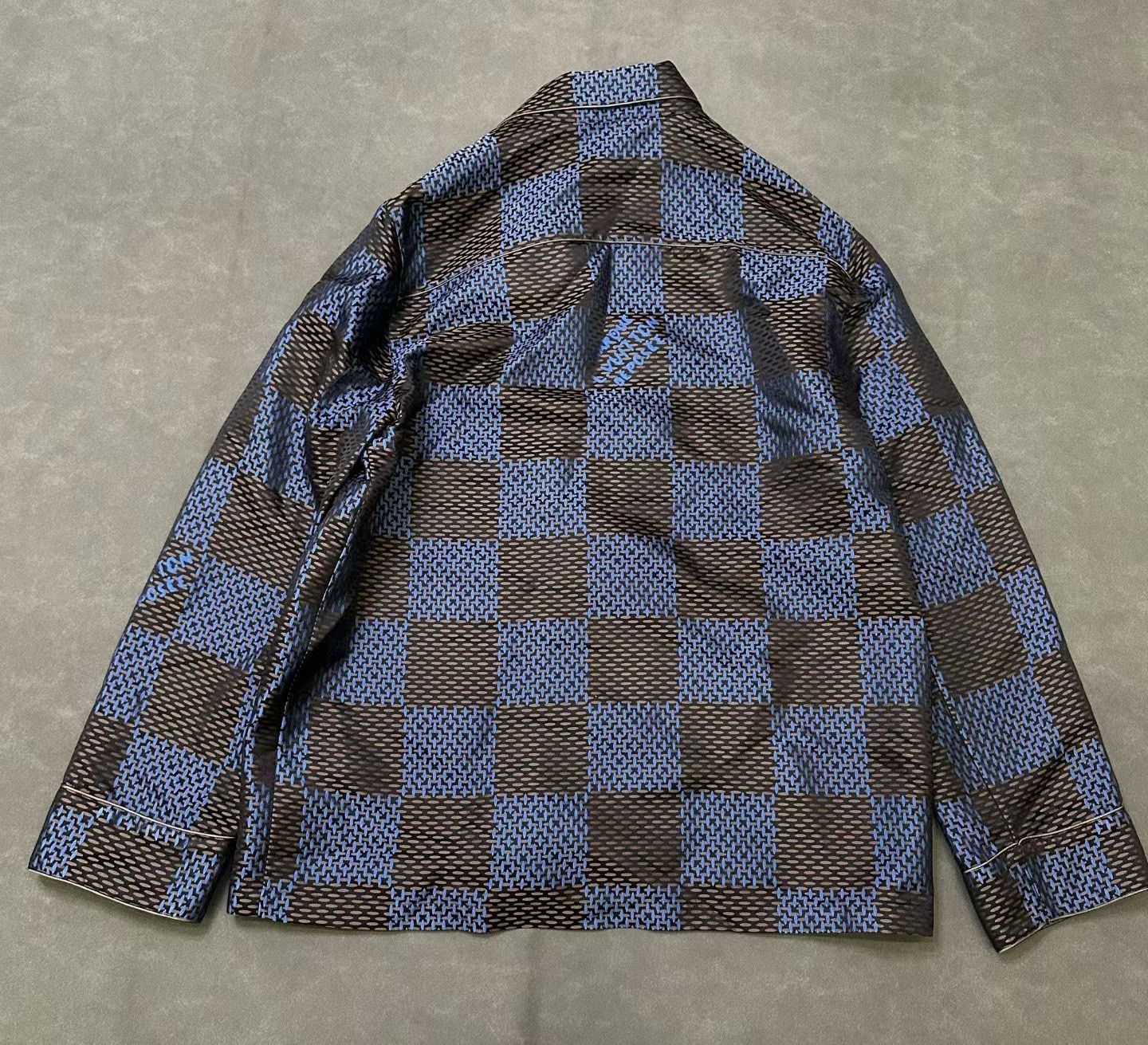 Louis Vuitton Louis Vuitton Damier Silk Shirt Jacket Size US XL / EU 56 / 4 - 2 Thumbnail