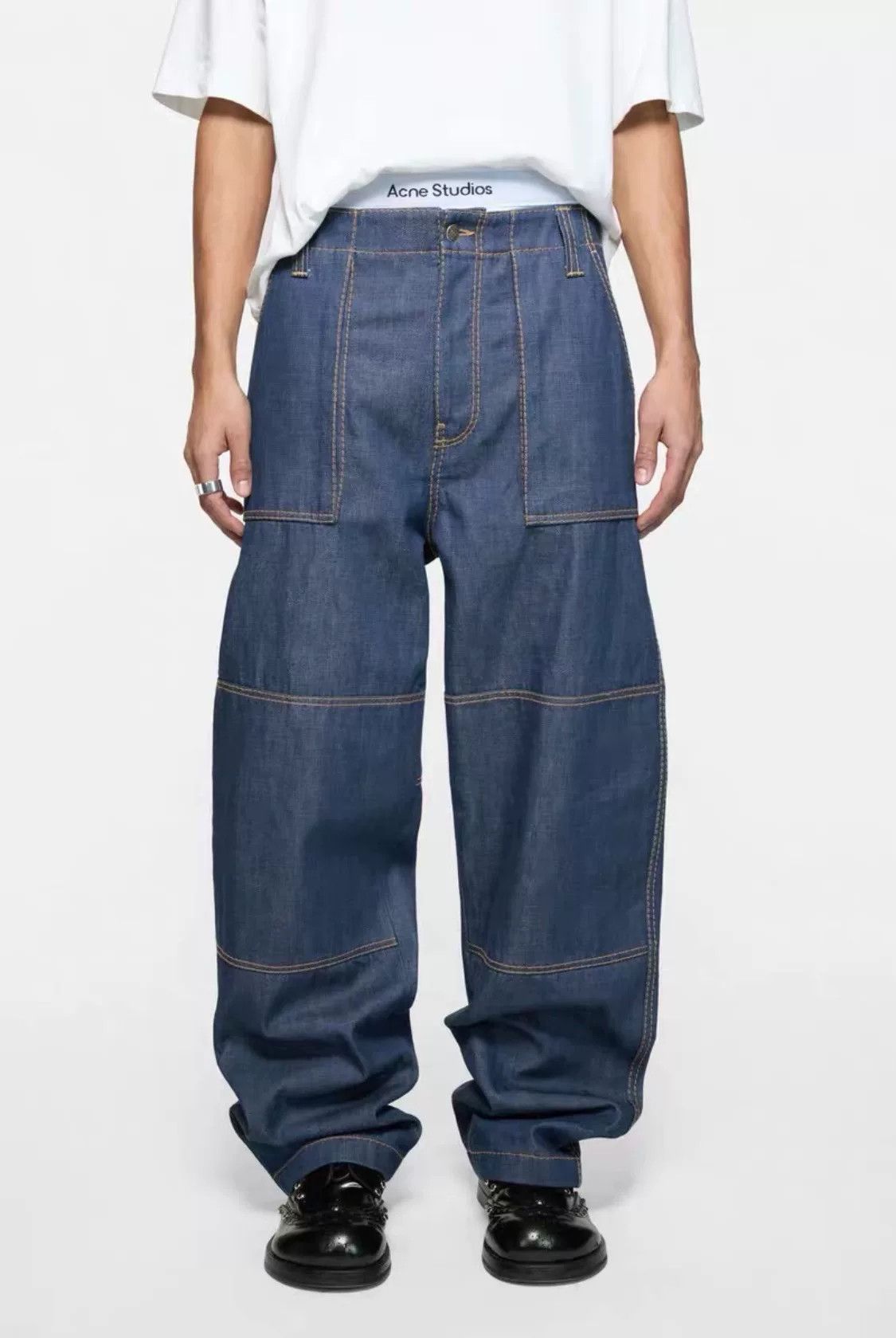 Acne Studios Acne Studios FW25 Mid-Rise Cargo Jeans Size US 28 / EU 44 - 5 Thumbnail