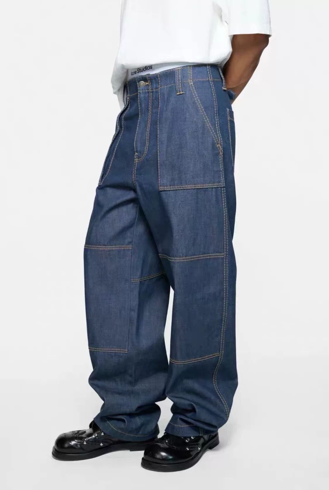 Acne Studios Acne Studios FW25 Mid-Rise Cargo Jeans Size US 28 / EU 44 - 6 Thumbnail