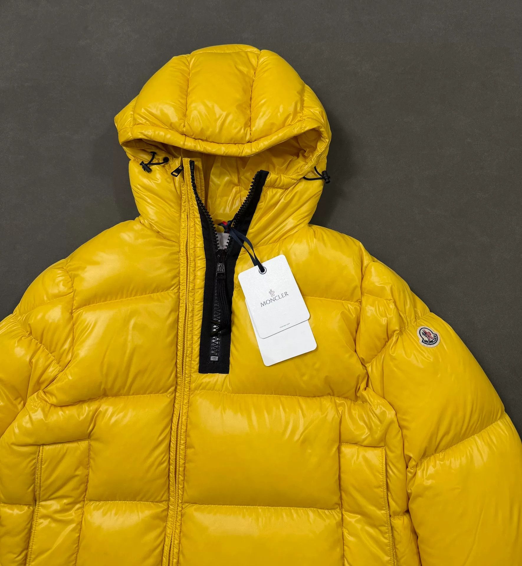 Moncler Moncler Guitry Asymmetric Hooded Down Jacket Size US XL / EU 56 / 4 - 4 Thumbnail