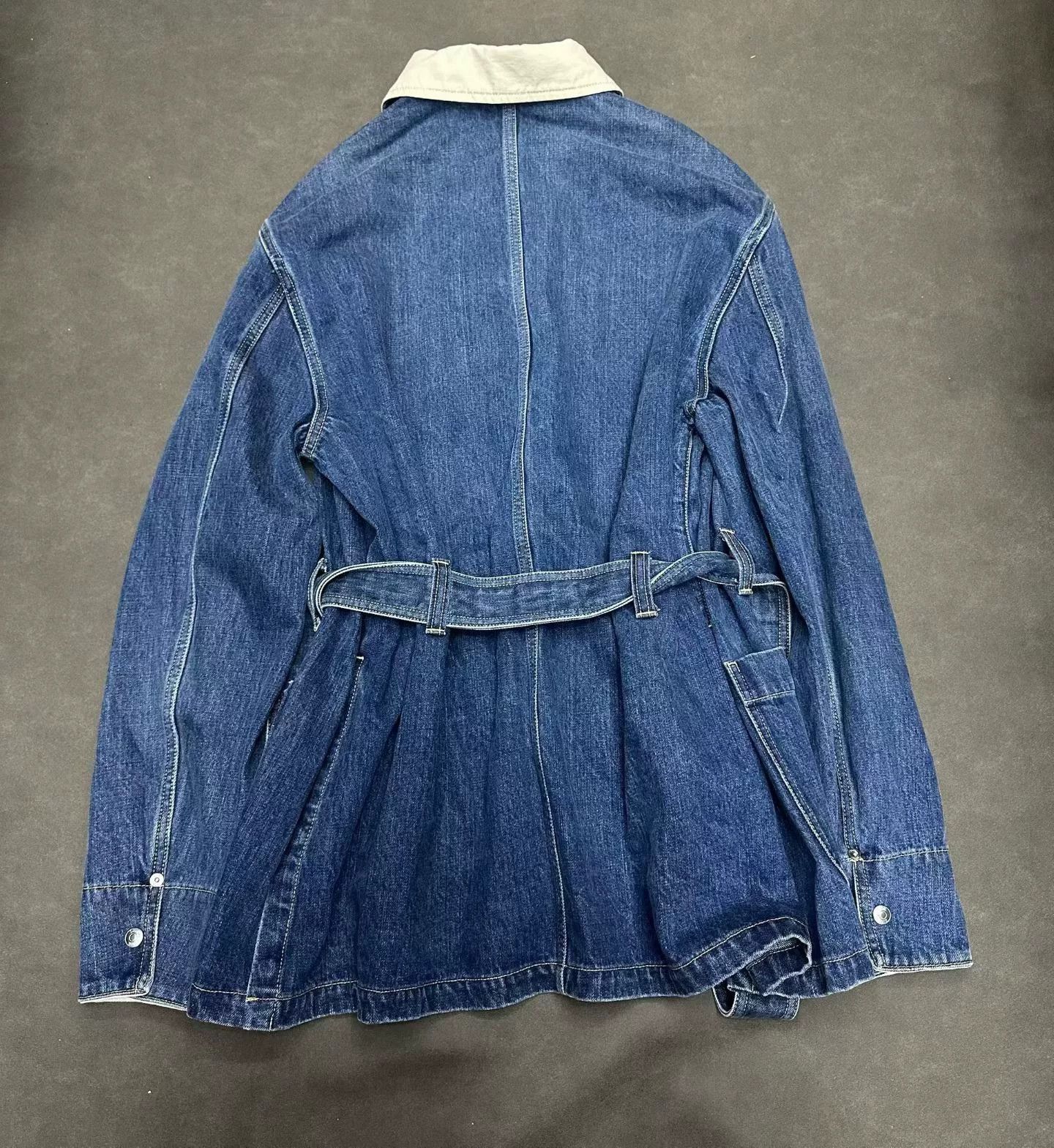 Dior Dior Embroidered Logo Belted Denim Jacket Size US M / EU 48-50 / 2 - 2 Thumbnail