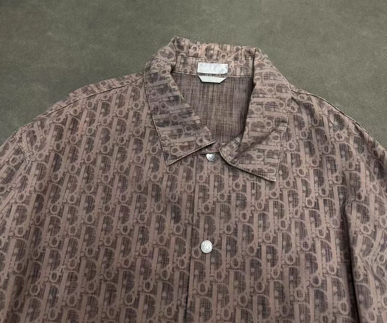 Dior Dior Logo Printed Denim Shirt Size US L / EU 52-54 / 3 - 3 Thumbnail
