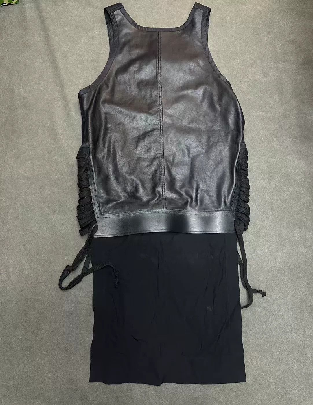 Rick Owens Rick Owens 14SS Leather Vest Runway Size US S / EU 44-46 / 1 - 2 Thumbnail