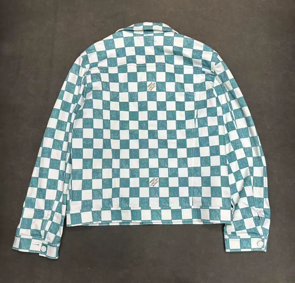 Louis Vuitton Louis Vuitton Damier Denim Trucker Jacket Size US L / EU 52-54 / 3 - 2 Thumbnail