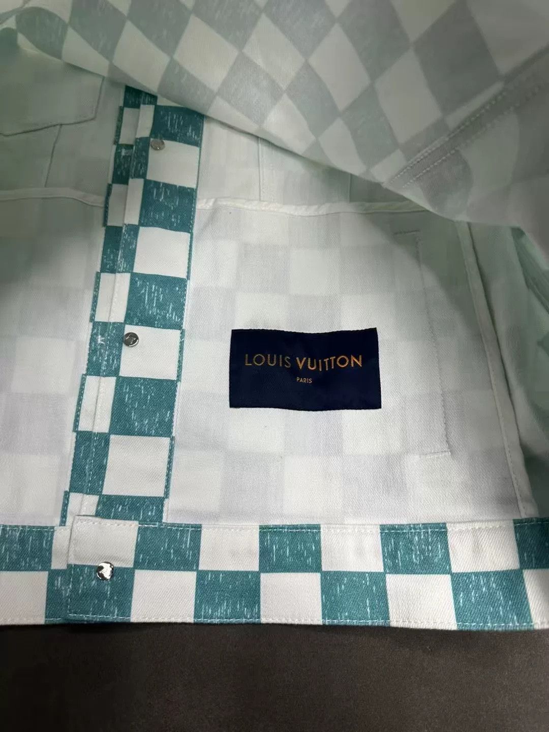 Louis Vuitton Louis Vuitton Damier Denim Trucker Jacket Size US L / EU 52-54 / 3 - 5 Thumbnail