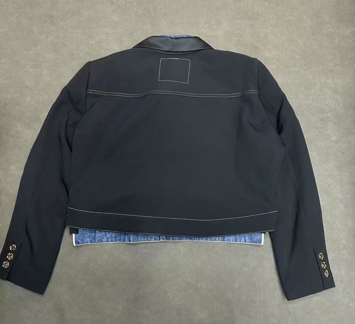 Sacai Sacai x Levi's 25SS Denim Patchwork Blazer Size XS / US 0-2 / IT 36-38 - 2 Thumbnail