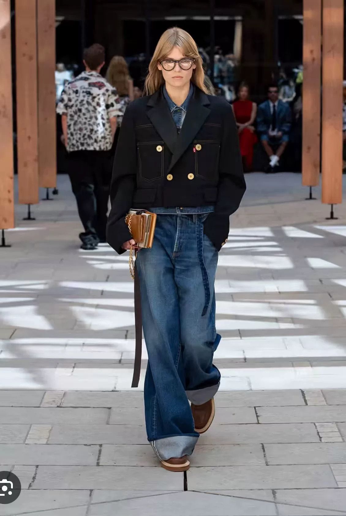 Sacai Sacai x Levi's 25SS Denim Patchwork Blazer Size XS / US 0-2 / IT 36-38 - 4 Thumbnail