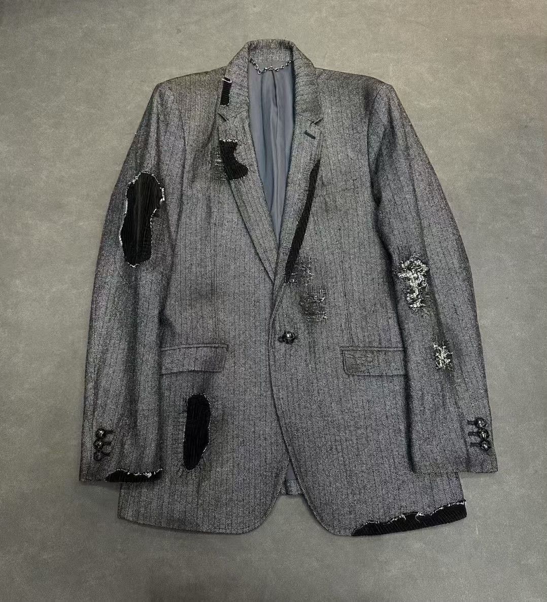 Maison MIHARA YASUHIRO Mihara Yasuhiro Distressed Suit Size US M / EU 48-50 / 2 - 2 Thumbnail
