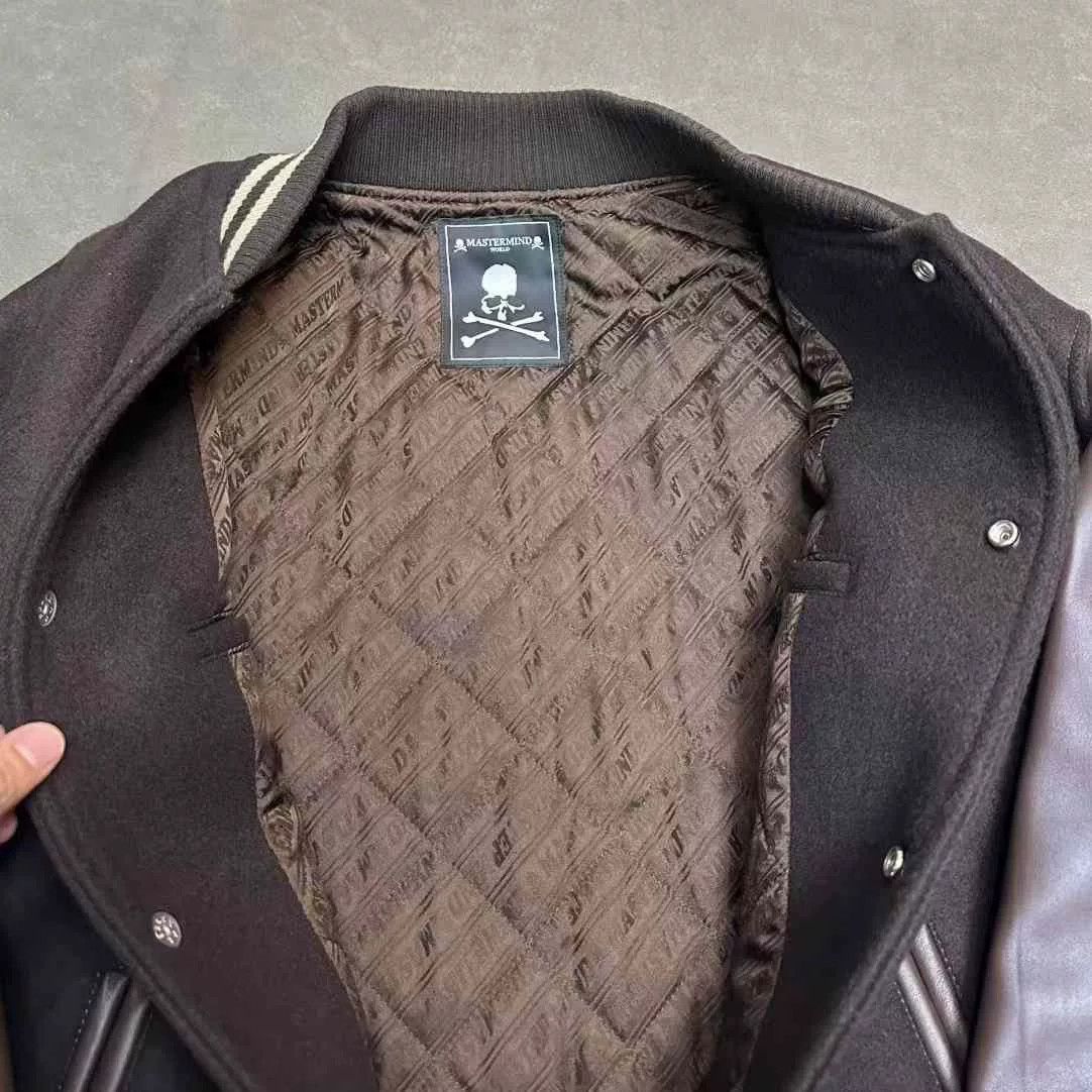 Mastermind World Mastermind World MMW 23AW Cashmere Varsity Jacket Size US M / EU 48-50 / 2 - 4 Thumbnail