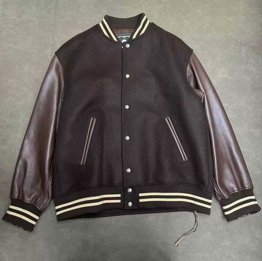 Mastermind World Mastermind World MMW 23AW Cashmere Varsity Jacket Size US M / EU 48-50 / 2 - 3 Thumbnail