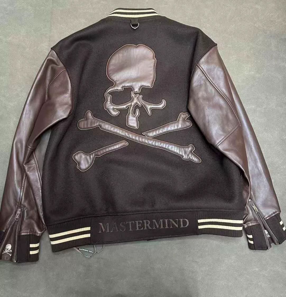 Mastermind World Mastermind World MMW 23AW Cashmere Varsity Jacket Size US M / EU 48-50 / 2 - 2 Thumbnail