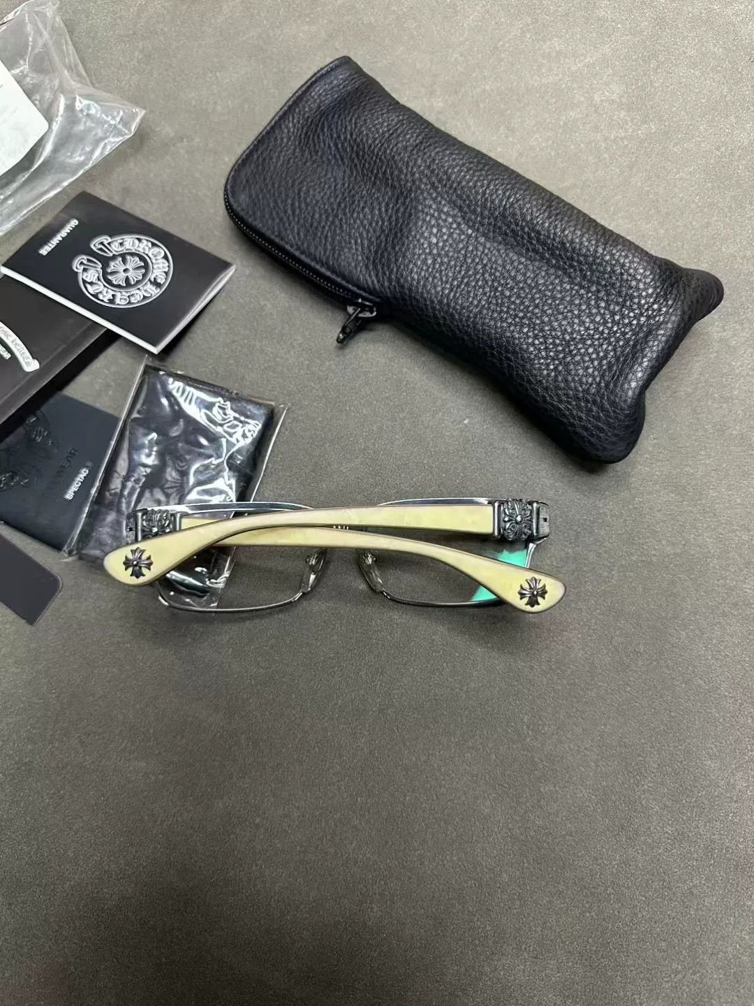 Chrome Hearts Chrome Hearts Horn Cross Eyeglasses Frame Size ONE SIZE - 2 Thumbnail
