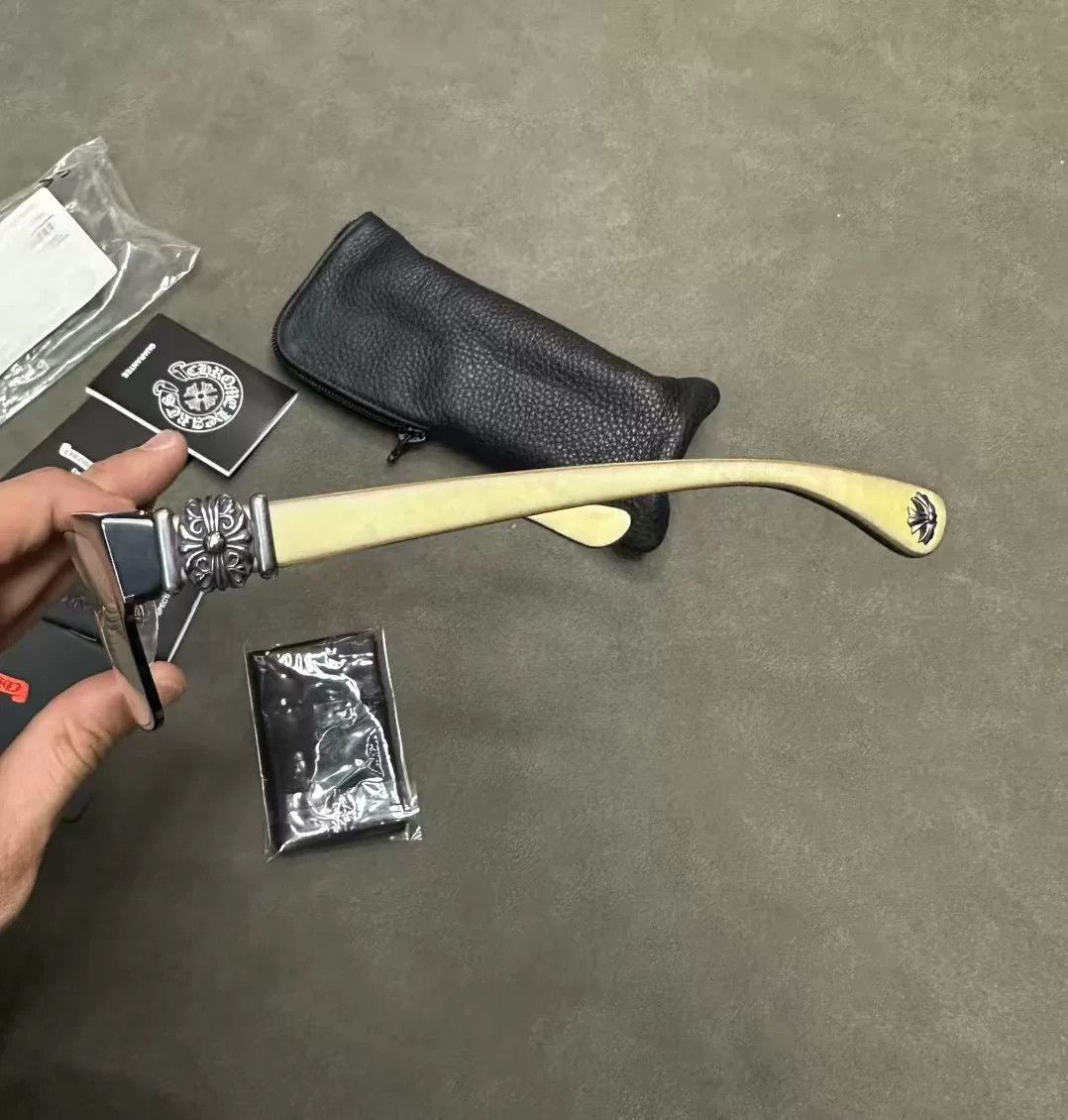 Chrome Hearts Chrome Hearts Horn Cross Eyeglasses Frame Size ONE SIZE - 3 Thumbnail