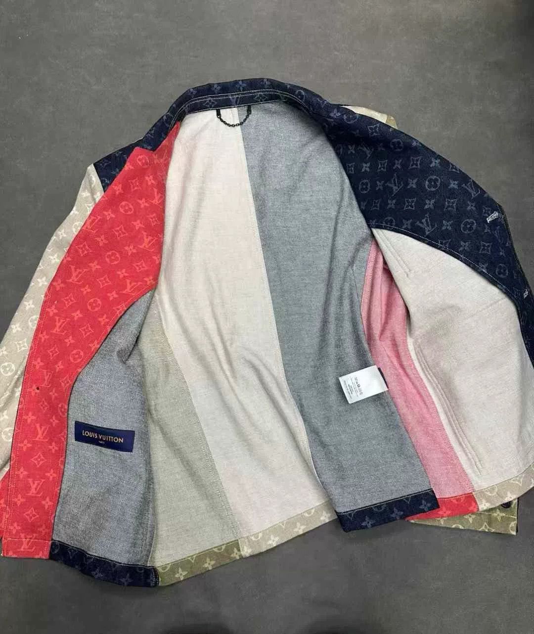 Louis Vuitton Louis Vuitton Denim Patchwork Logo Suit Size US L / EU 52-54 / 3 - 5 Thumbnail