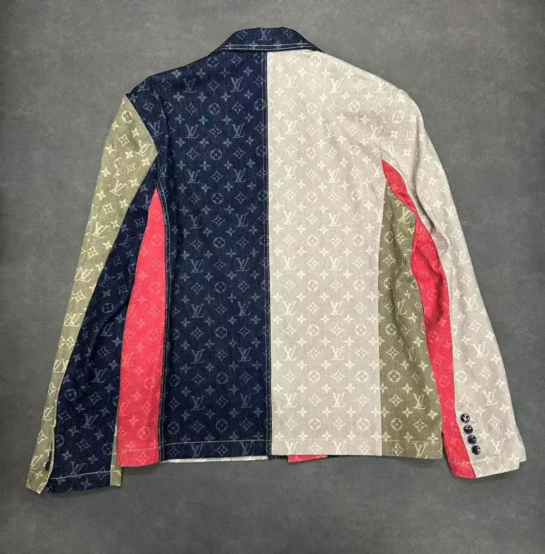 Louis Vuitton Louis Vuitton Denim Patchwork Logo Suit Size US L / EU 52-54 / 3 - 2 Thumbnail