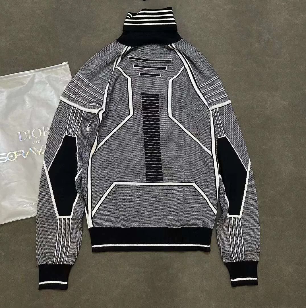 Dior Dior Homme x Hajime Sorayama Tech Wool Turtleneck Size US M / EU 48-50 / 2 - 2 Thumbnail
