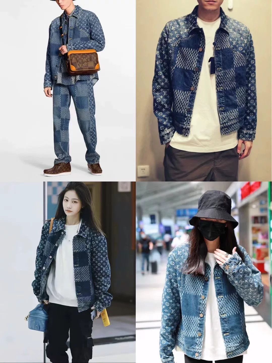 Louis Vuitton Louis Vuitton x Nigo 2 LV2 Monogram Denim Jacket Size US M / EU 48-50 / 2 - 8 Thumbnail
