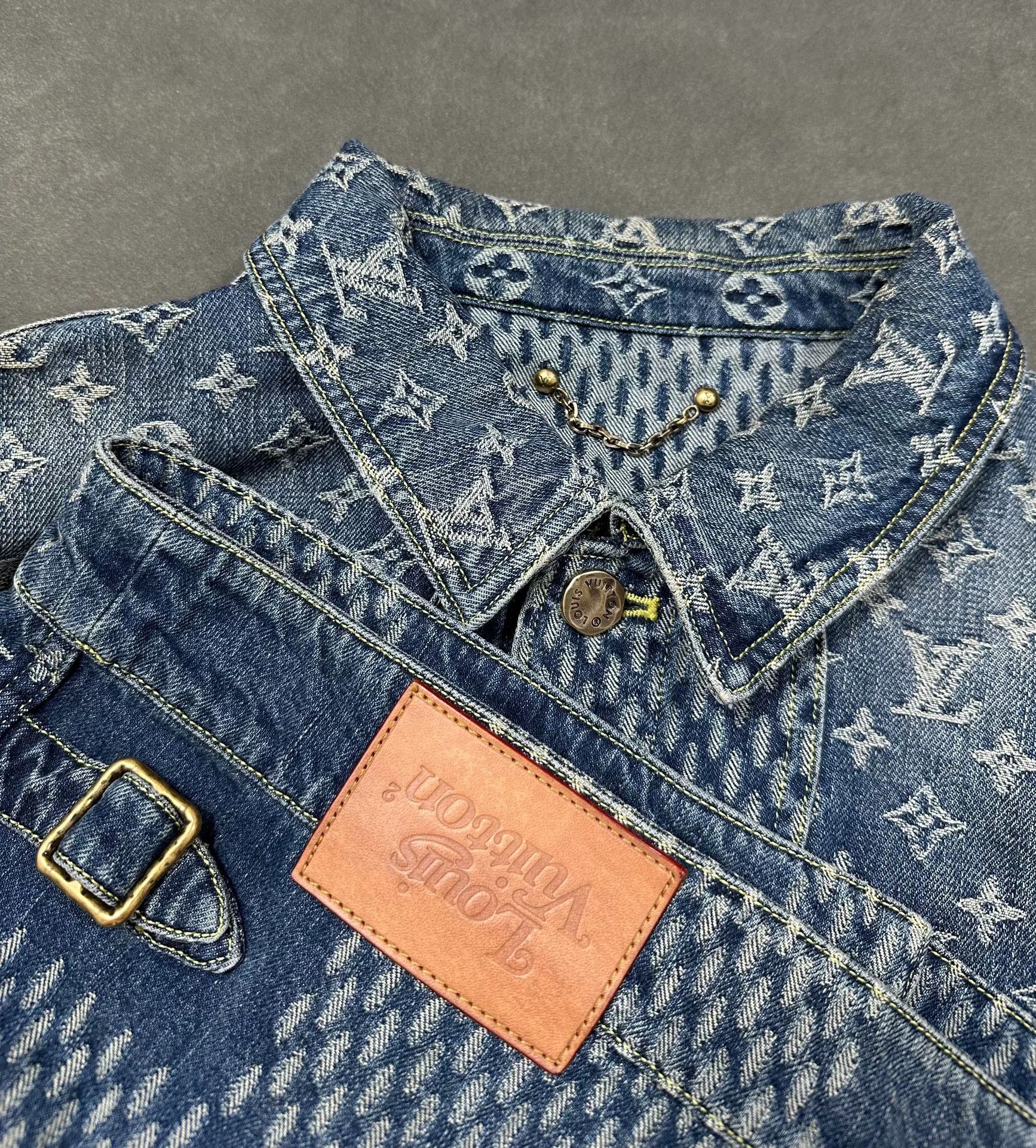 Louis Vuitton Louis Vuitton x Nigo 2 LV2 Monogram Denim Jacket Size US M / EU 48-50 / 2 - 3 Thumbnail