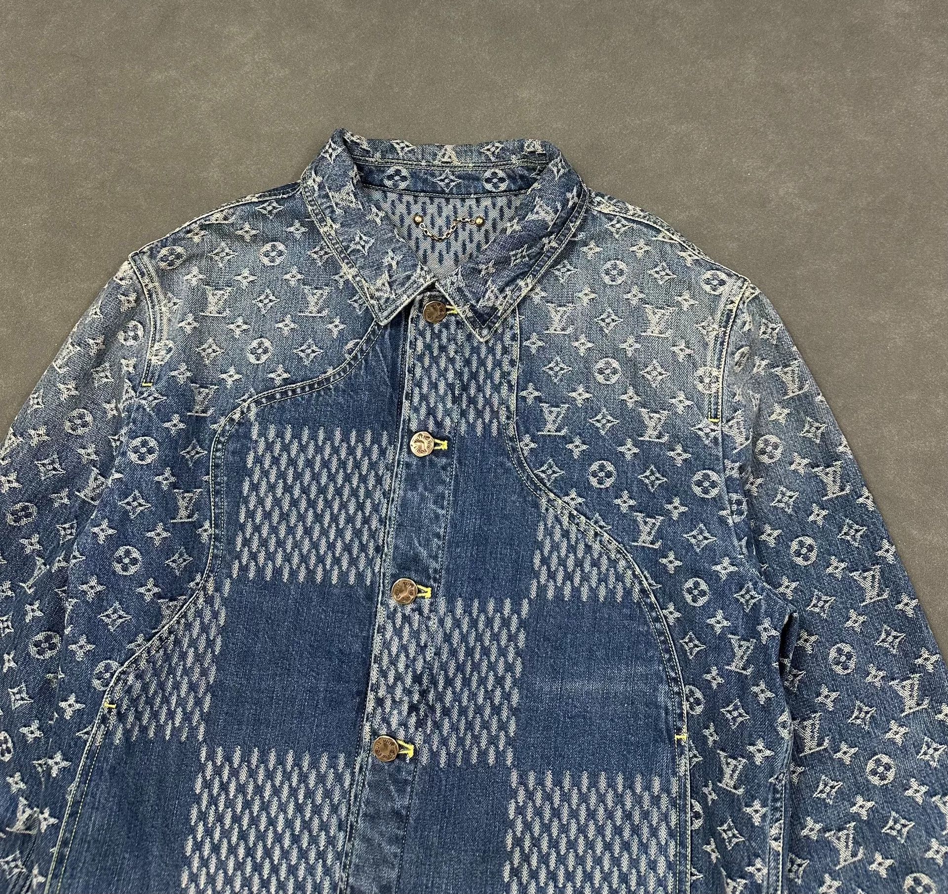 Louis Vuitton Louis Vuitton x Nigo 2 LV2 Monogram Denim Jacket Size US M / EU 48-50 / 2 - 5 Thumbnail