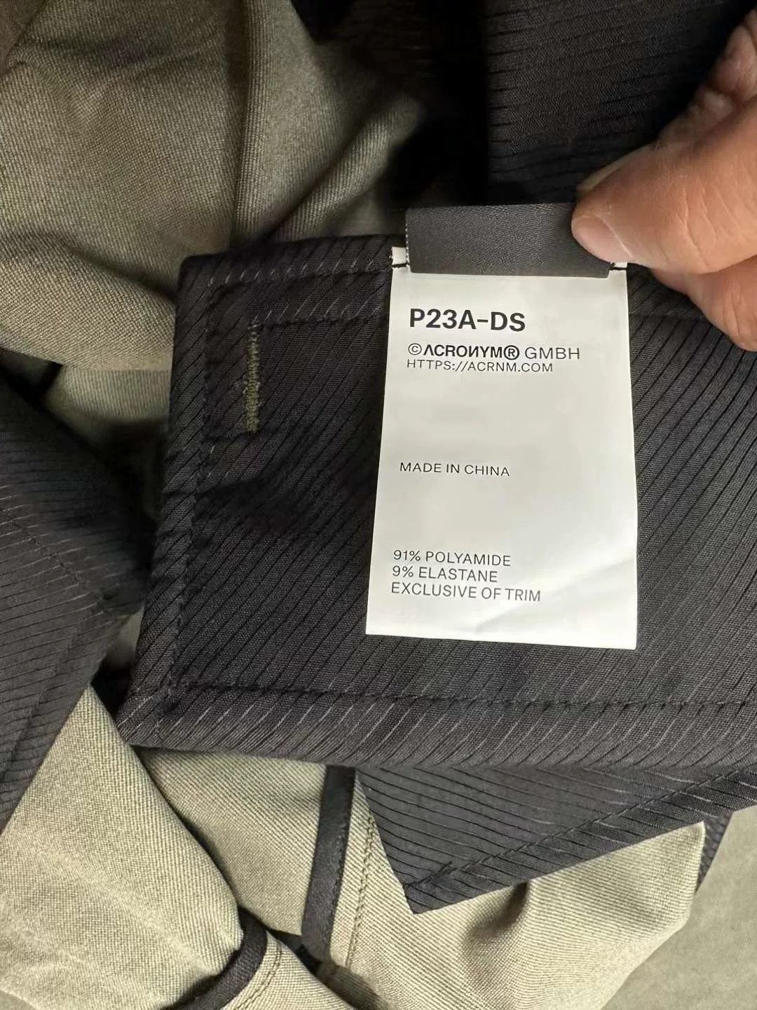 Acronym ACRONYM P23A-DS Schoeller Dryskin Cargo Pants Size US 26 / EU 42 - 5 Thumbnail