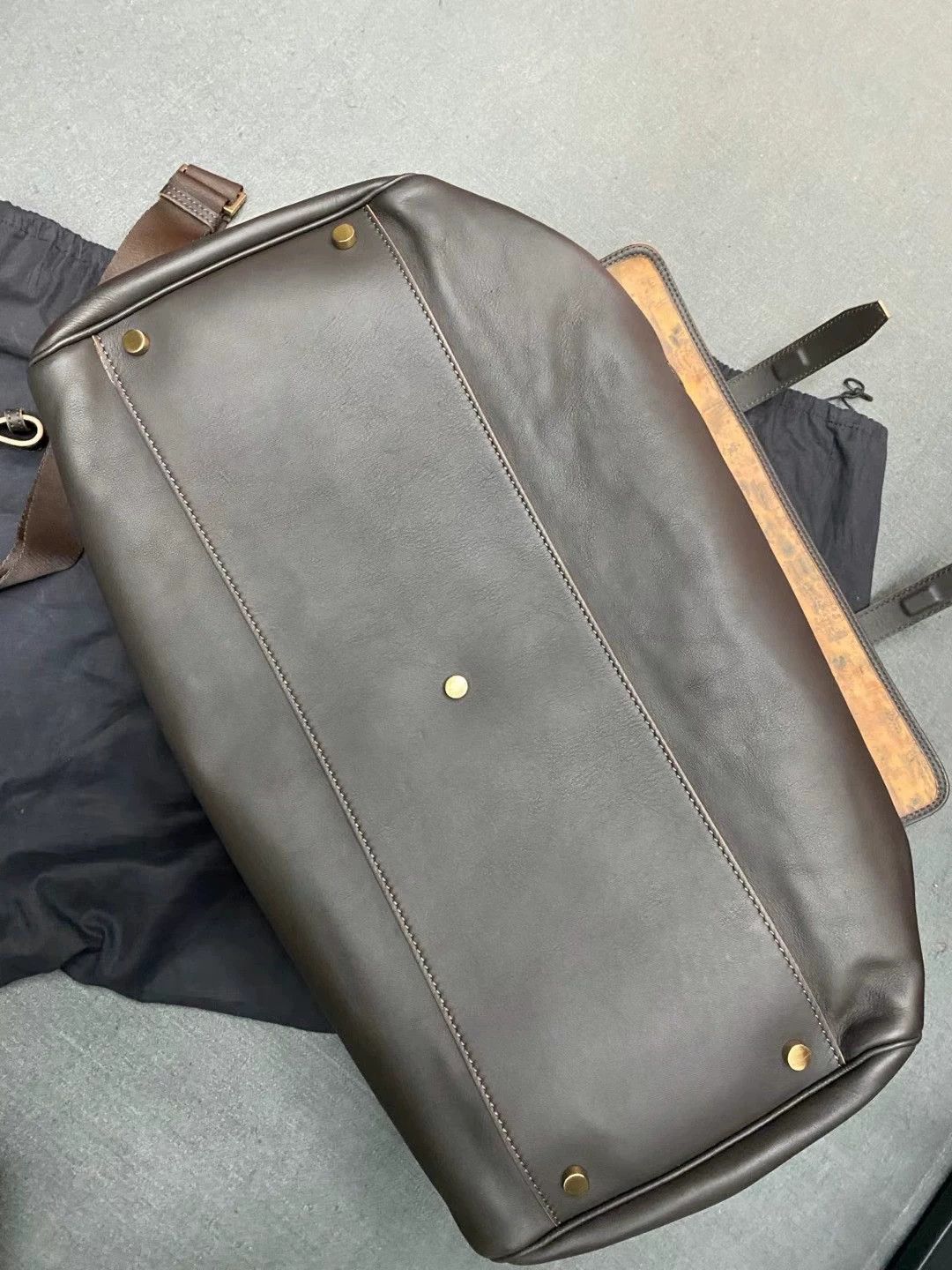Ermenegildo Zegna Ermenegildo Zegna Leather Handbag Crossbody Size ONE SIZE - 4 Thumbnail