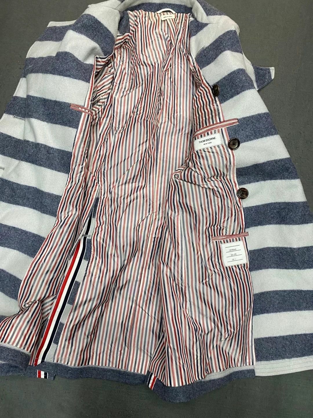 Thom Browne Thom Browne Striped TB Coat Size US M / EU 48-50 / 2 - 5 Thumbnail