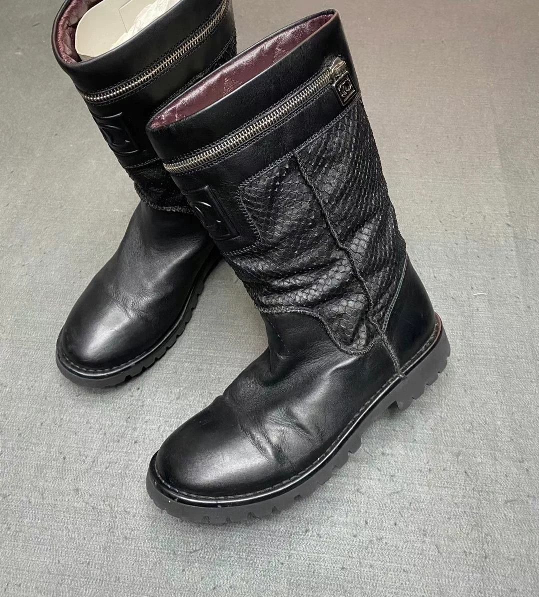 Chanel Chanel High Boots Size US 9.5 / IT 39.5 - 2 Thumbnail