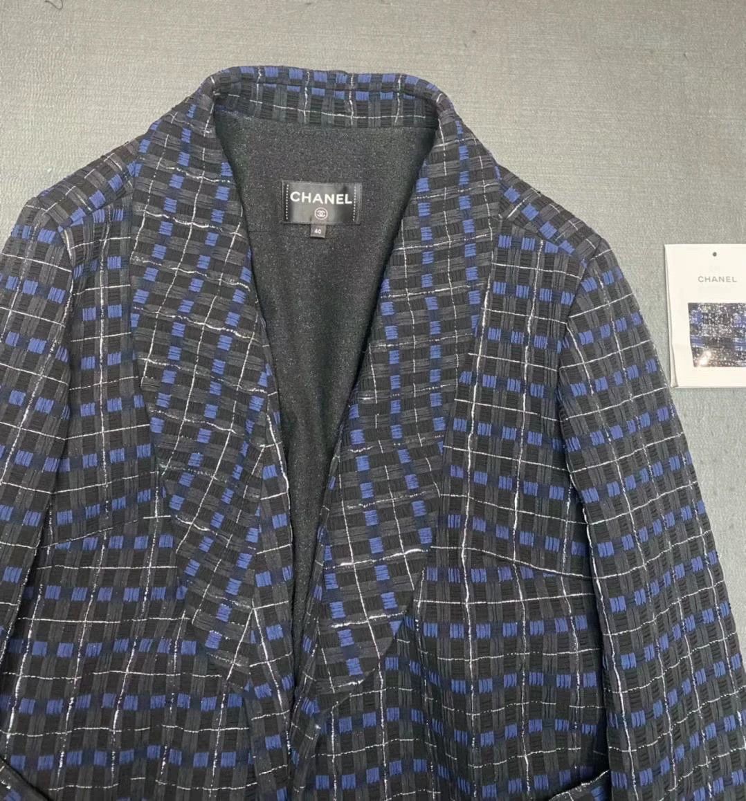 Chanel Chanel Plaid Trench Coat Size US XXS / EU 40 - 3 Thumbnail