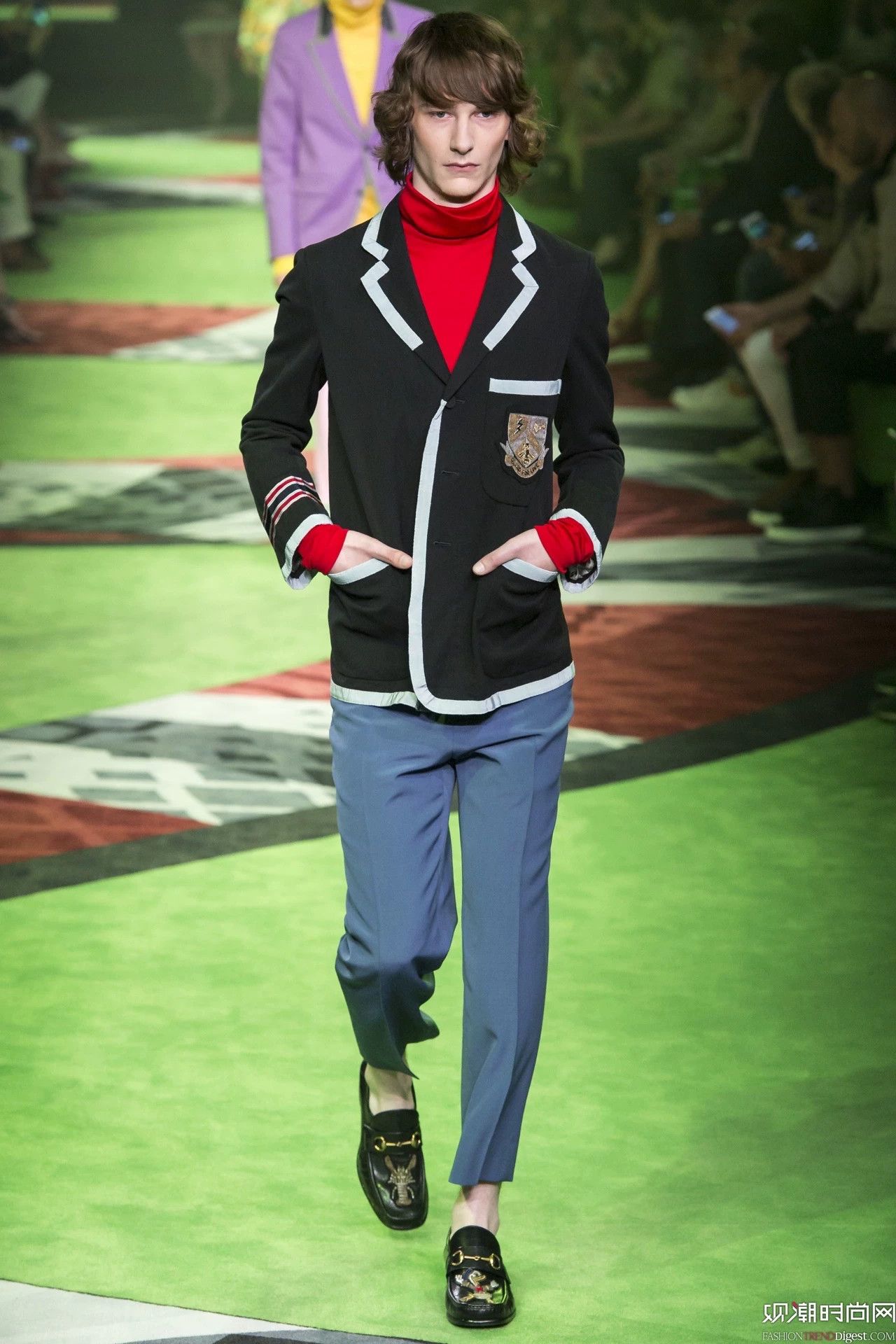 Gucci Gucci Runway Preppy Blazer Jacket Size US S / EU 44-46 / 1 - 2 Thumbnail
